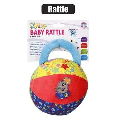 Baby rattle grip ball plush