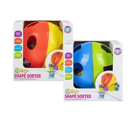 Baby toy edu shape sorter round