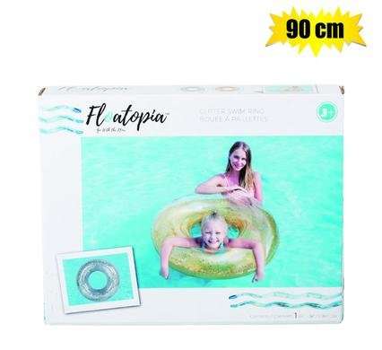Inflatable round tube glitter 91cm astd