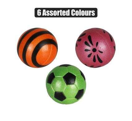 Novelty ball hi bounce solid 6cm  Lid