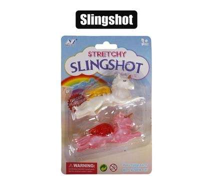 Novelty slingshot unicorn 2pc