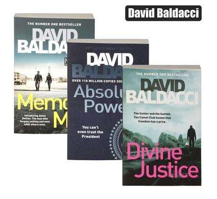 Book novel b-format david baldacci/ Priced per book