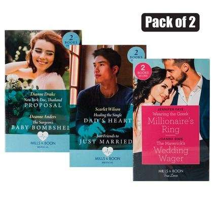 Book novel romance mills&boon/ priced per 2 Pack