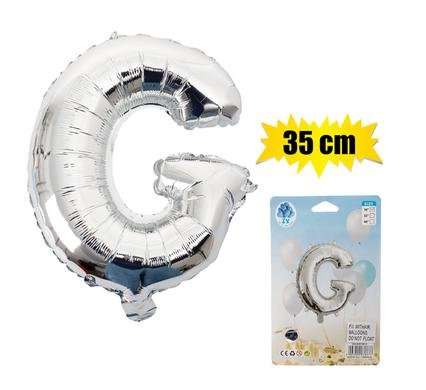 Balloon foil silver g 35cm