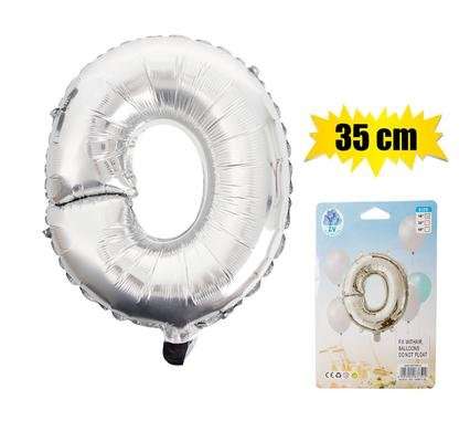 Balloon foil silver o 35cm