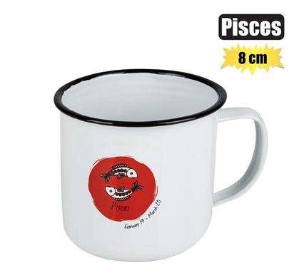 Mug /Cup Enamel Horoscope pisces 8cm