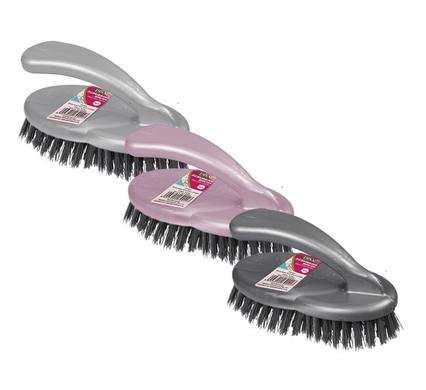 Scrubbing brush plastic back zeplin