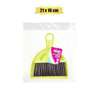 Dustpan & brush set mini 21x16cm