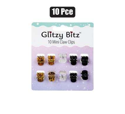 Hair claw clips 10pc mini