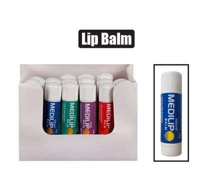 Lip balm 4.8g medilip 4-assorted/ Priced per Tube