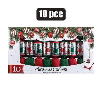 Xmas crackers dumpy 10pc