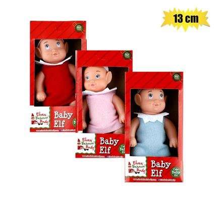 Xmas elf baby doll assorted/ Priced per Doll