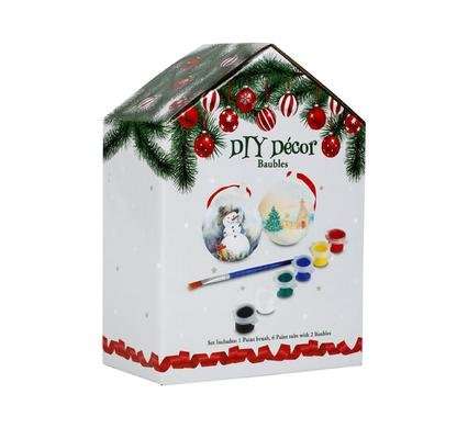 Xmas stationery diy baubles