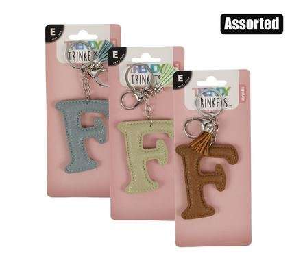 Keychain alpha faux-leather f