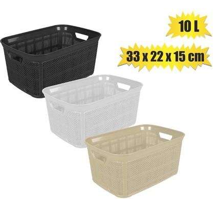 Basket pl multi use 10l 33x22x15cm