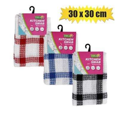 Swab cotton 30x30cm 20g basket weave