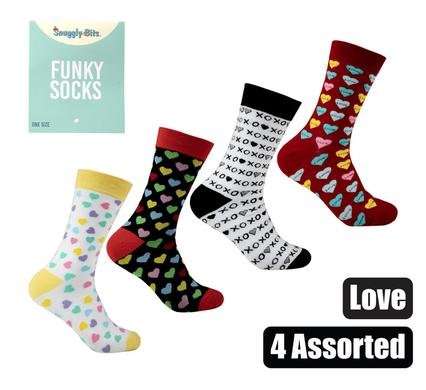 Socks unisex love asstd