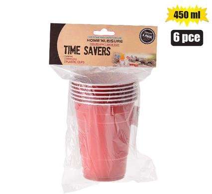 Picnic cups pl 6pce disposable 450ml  Cup
