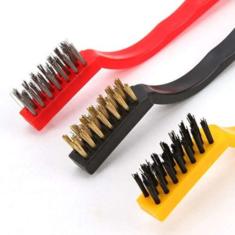Wire-brush set mini 3 Piece small blister