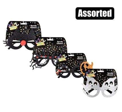 Dress up halloween spooky glasses asstd