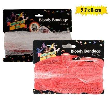 Dress up bloody bandage 2.7m x 8cm