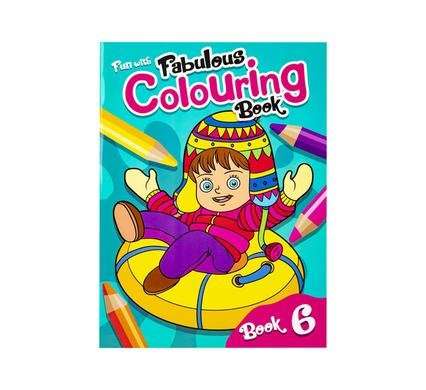 Book colouring fun with fabulous 6