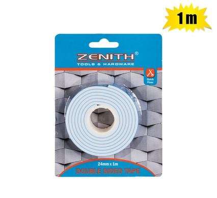 Tape dbl-sided 24x1000mm card zenith