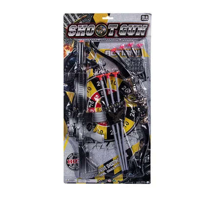 GUN RIFLE SUCTION DART ARCHERY SET 12pc