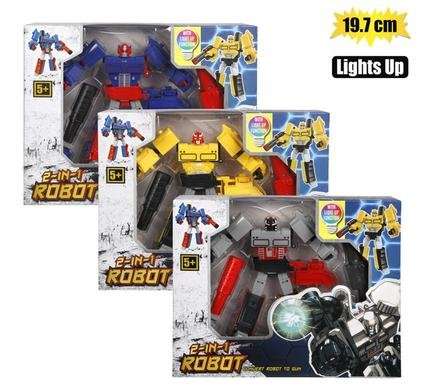 Gun transform 25x5.8.19.7cm assorted