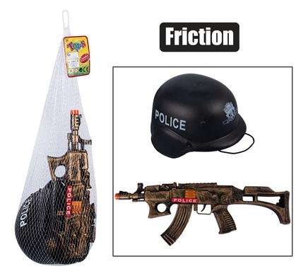 Gun rifle 49cm w/helmet