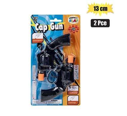Gun hand cap 8 shot 2 Piece set 13cm