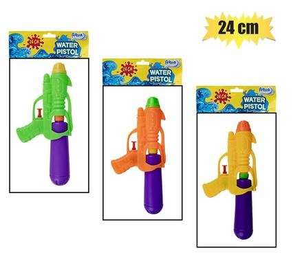 Gun water mini pistol 24cm, assorted
