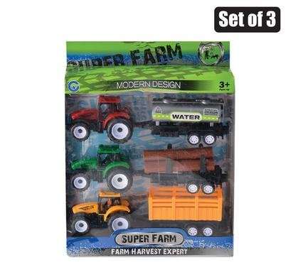 Farm Tractor Play Set, 6-piece