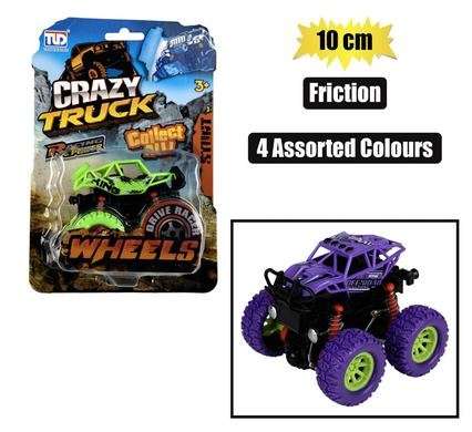 VEHICLE JEEP MONSTER BUGGY FRICTION 10cm