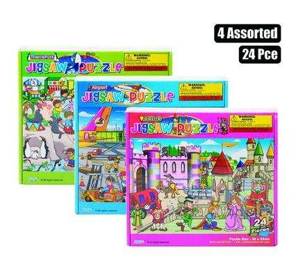 Puzzle jigsaw assorted 24 Piece