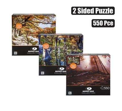 PUZZLE JIGSAW MOSSY OAK 2-SIDED 550 Piece