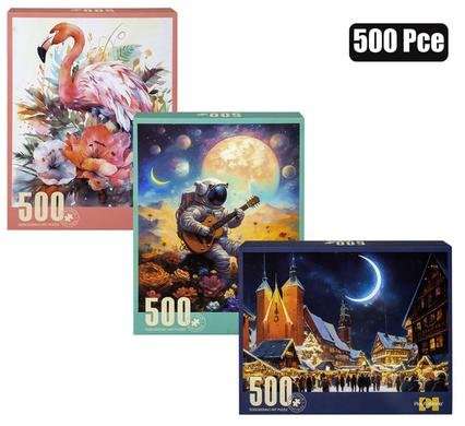 PUZZLE JIGSAW ASSORTED 500 Piece
