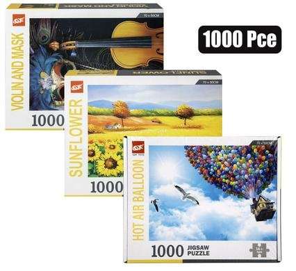 PUZZLE JIGSAW ASSORTED 1000 Piece