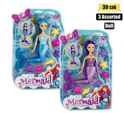 Mermaid with Accessories, 30cm