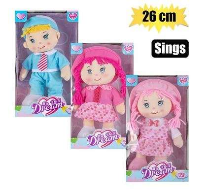 Doll rag singing assorted