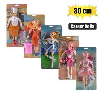 Doll fashion career assorted 30cm