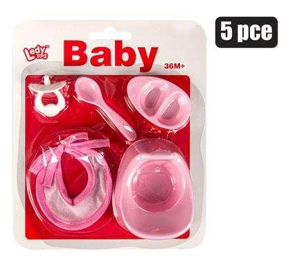 Doll baby accessory set 5 Piece