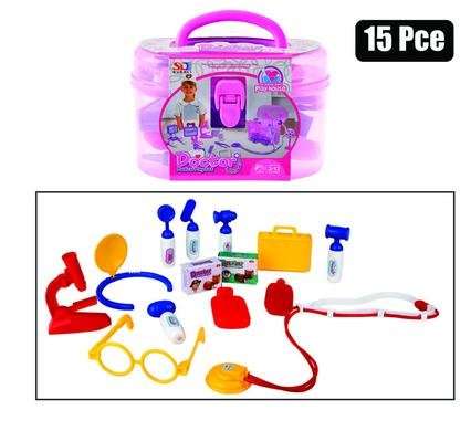 Play-set doctor set w/case 15pcs