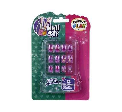 PLAYSET MAKE UP STICK ON NAIL SET