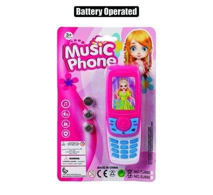 Play-set battery operated musical cell phone