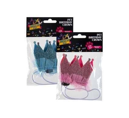 Dress up pet birtday crown