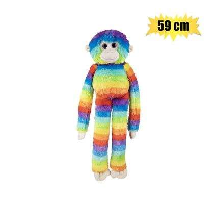 PLUSH COLOURFUL MONKEY 59cm