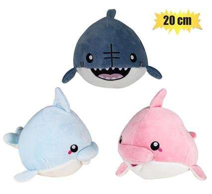 PLUSH SEALIFE ANIMAL BALL ASSORTED 20cm