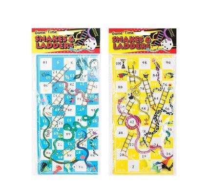 GAME SNAKES & LADDERS 25cm POLYBAG