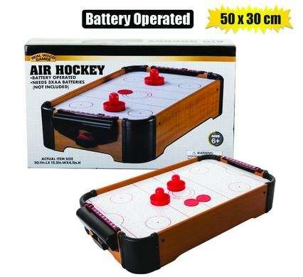 Game tabletop air hockey 50x30x9cm battery operated